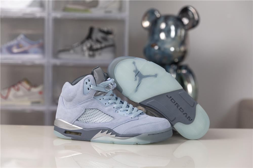 PK GOD Air Jordan 5 BlueBird retail materials ready to ship